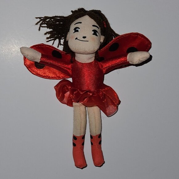 Ladybug Girl Doll Plush SMALL 6" Stuffed Toy Book Character 2006 MerryMakers - Picture 1 of 8